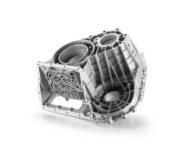 トランスミッションカバー、トランスミッションハウジング、トランスミッションハウジング、エンジンオイルパン、エンジンオイルパン、エンジンブラケット、フライホイールハウジング、シリンダーヘッドカバー、オイルフィルターハウジング、四気筒エンジンブロック、四気筒エンジンブロック、トランスミッションハウジング （大型トラック用）