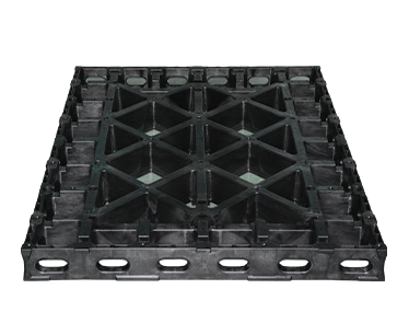 中空樹脂建築型枠パネル、中空樹脂製型枠パネル