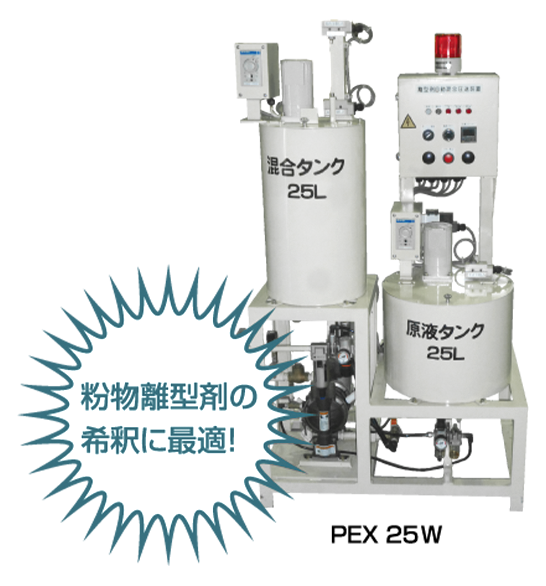 無機系離型剤用圧送装置