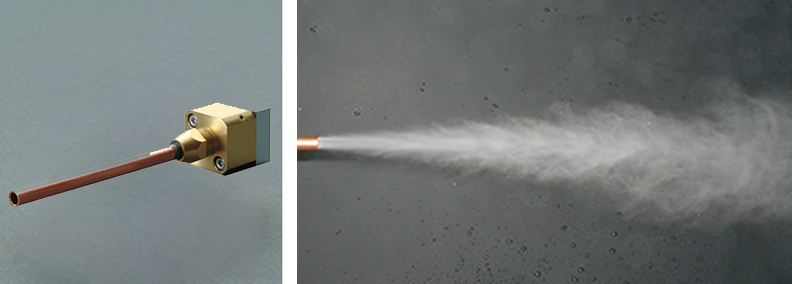 銅パイプノズル装着時   ※ マニホールドは別売り対応です。